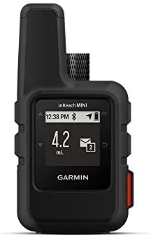 Garmin inReach Mini, Lightweight and Compact Handheld Satellite Communicator, Black (Renewed)