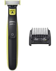 Philips OneBlade incluye nuevo peine ajustable 5 en 1, Recortadora, Perfiladora y Afeitadora eléctrica para hombre, QP2724/20.