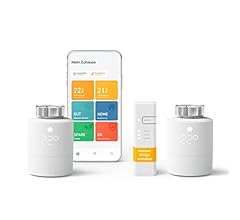 tado° smartes Heizkörperthermostat – Wifi Starter Kit V3+, inkl. 2 x Thermostat für Heizung – digitale Heizungssteuerung pe…