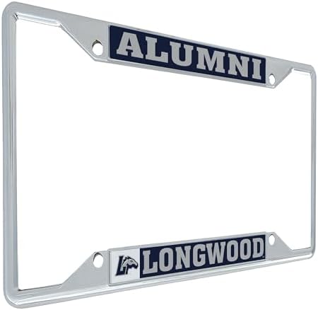 Desert Cactus Longwood University License Plate Frame Lancers Metal Car Tag Holder for Front or Back of Car Officially Licensed (Alumni)