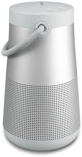 Bose SoundLink Revolve+ (Series II) Bluetooth Speaker, Portable Speaker with Microphone, Wireless Water Resistant Travel Speaker with 360 Degree Sound, Long Lasting Battery and Handle, Silver