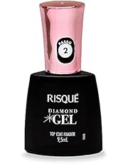 Risqué Top Coat Fixador Diamond Gel Cremoso - 9, 5 ml