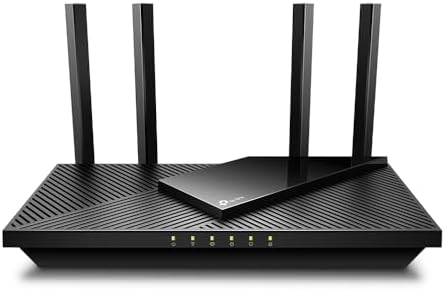 TP-Link AX1800 WiFi 6 Router V4 (Archer AX21) – Dual Band Wireless Internet Router, Gigabit Router, Easy Mesh, Works with Alexa - A Certified for Humans Device