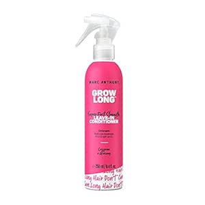 Marc Anthony Leave-In Conditioner Spray &amp; Detangler, Grow Long Biotin - Anti-Frizz Deep Conditioner For Split Ends &amp; Breakage - Vitamin E, Caffeine &amp; Ginseng for Curly, Dry &amp; Damaged Hair