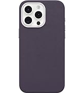 OtterBox iPhone 15 Pro Max Symmetry Cactus Leather for MagSafe - Plum Luxe (Purple), Sustainable,...