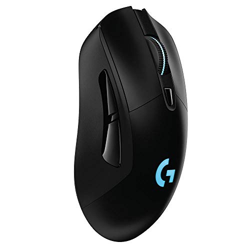 Mouse Gamer Sem Fio Logitech G703 LIGHTSPEED com RGB LIGHTSYNC, 6 Botões Programáveis, Sensor HERO 25K e Bateria Recarregável