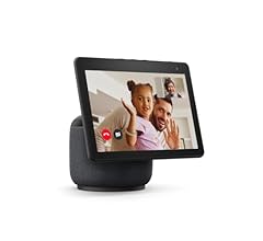 Echo Show 10 (3rd generation) | HD smart display with motion and Alexa, Charcoal Fabric