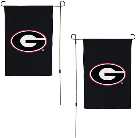 Desert Cactus University of Georgia Garden Flag UGA Bulldogs Dogs Dawgs Banner 100% Polyester (Design B)