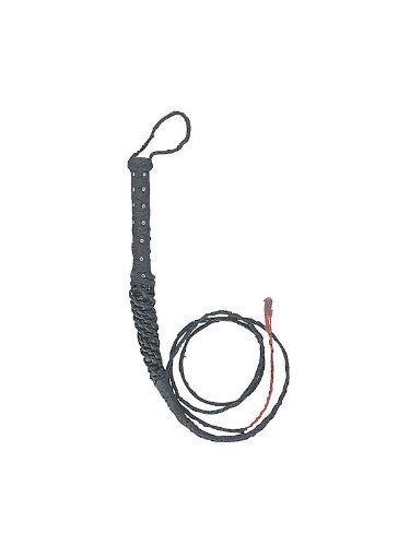 PETWORLD Genuine Leather Bullwhip Black 6' Novelty Item