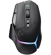 Logitech G502 X Plus Lightspeed Wireless Optical Mouse - LIGHTFORCE hybrid switches, LIGHTSYNC RG...