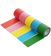 Mr. Pen- Colored Masking Tape, 16 Yards Per Roll, 2 Inch Wide, 5 Rolls, Colored Painters Tape, Pa...