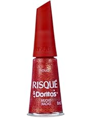 Risqué Esmalte Vermelho &amp; Doritos Mucho Nacho Metálico 8ml