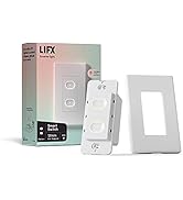 LIFX Smart Switch, 2 Button in-Wall Wi-Fi Smart Touch Switch (White)