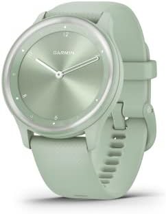 Garmin vivomove Sport, Hybrid Smartwatch, Health and Wellness Features, Touchscreen, Light Green (Renewed)