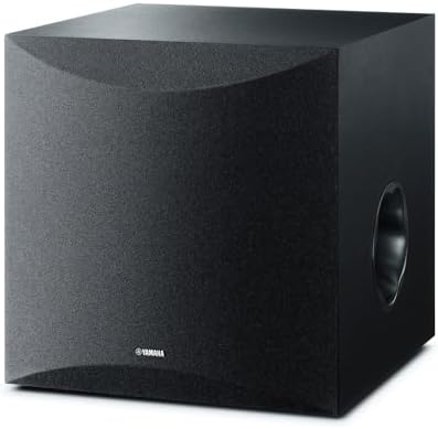 Subwoofer Ativo Yamaha NS-SW100 Bivolt Preto de 10" 100W