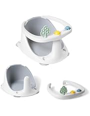 Buddy Baby Asiento De Baño AquaBebe - Ergonómico, Antideslizante y Seguro - Con Barra Para Una Facil Colocación Del Bebé - Con Ventosas Para Fijación