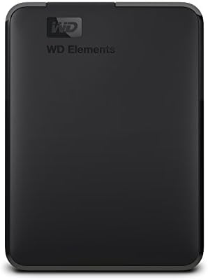 WD 5TB Elements Portable External Hard Drive for Windows, USB 3.2 Gen 1/USB 3.0 for PC & Mac, Plug and Play Ready - WDBU6Y0050BBK-WESN