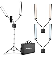 Lume Cube Flex Light Pro - Portable Dual LED Lamp with Tripod and Phone Holder Mount | Flexible 2...