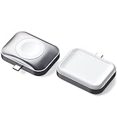 Satechi 2 in 1 USB-C Portable Apple Watch Charger and AirPods Wireless Charger, Dual Sided Apple ...