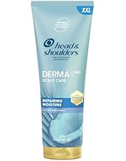 Head &amp; Shoulders DermaXPro Repairing Moisture Lightweight Conditioner 350 ml with Coconut Oil and Ceramide Complex for Dry Scalp. Helps Reinforce Skin Barrier for Moisturised, Flake-Free Hair