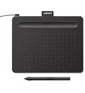 Wacom Intuos Small Graphics Drawing Tablet, includes Training & Software; 4 Customizable ExpressK...