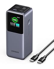 UGREEN Nexode Power Bank 20000mAh 130W met 3 poorten, externe accu met digitaal display, USB C PD 3.0, compatibel met iPhone 15/14 Pro Max, Galaxy S24 Ultra, Macbook Pro, Dell, meer