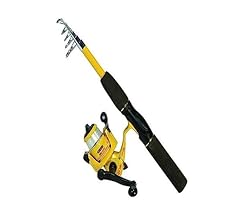 PK56TS Pack-It Spin Combo Telescopic Rod (1 Piece), Yellow, 5-Feet 6-Inch