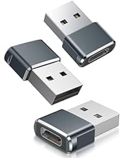 BASESAILOR Adaptateur USB vers USB C 3 Pack,Type C Femelle USB A Mâle Convertisseur Chargeur pour iPhone 16 15 14 13 12 Pro Max,Apple Watch 8 9,AirPods,iPad 10 Air 4 5 Mini 6 7,Samsung Galaxy S24 A55