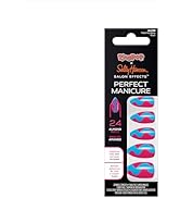 Sally Hansen Salon Effects Perfect Manicure, Ring Pop Thank You Berry Much, Press On Nails, Almo...