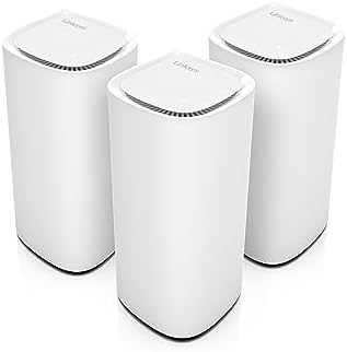 Linksys Velop Pro 7 WiFi Mesh System | Three Cognitive Tri-Band routers | 10 Gbps Speeds | 9,000 sq. ft. Coverage| Connect 200+ Devices | 3 Pack MBE7003 | 2023 Release