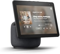 Amazon Echo Show 10 (3rd Gen) | HD smart display with premium sound, motion and Alexa | Charcoal