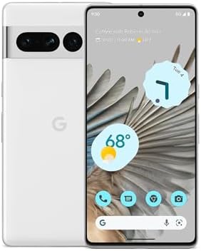 Google Pixel 7 Pro - 5G Android Phone - Unlocked Smartphone with Telephoto/ Wide Angle Lens, and 24-Hour Battery - 256GB - Snow