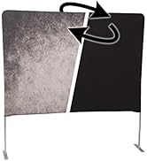 Manfrotto Video Conference Background - Collapsible Aluminium Frame with a Double Sided Cover: Bl...