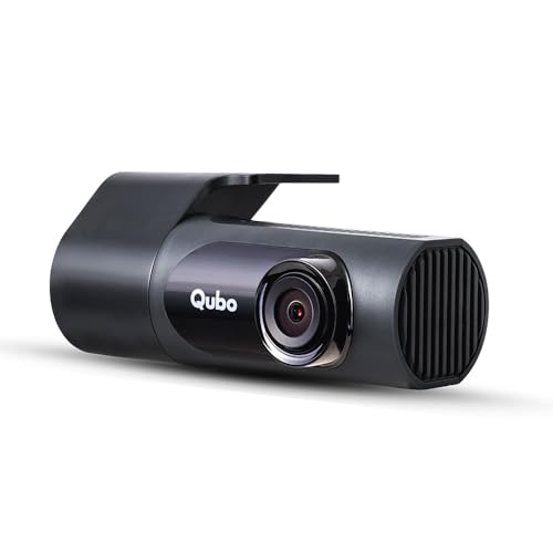 Qubo Car Dash Camera Pro X 3MP 1296p from Hero Group | Made in India | Super Capacitor| Wide Angle View | Emergency Recording