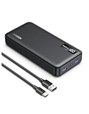 UGREEN Power Bank 20000mAh 22.5W, Externe batterijlader met USB C-ingang en uitgang PD 20W Powerbank met digitaal display, compatibel met iPhone 15 Pro/Pro Max/15, Galaxy S24 Ultra, Pixel 8 en meer.