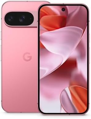 Google Pixel 9 - Unlocked Android Smartphone with Gemini, 24-Hour Battery, Advanced Camera, and 6.3" Actua Display - Peony - 128 GB