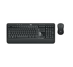 Combo Teclado e Mouse sem fio Logitech MK540 com Teclado com Apoio para as Mãos, Teclas de Mídia de Fácil Acesso, Mouse Amb…