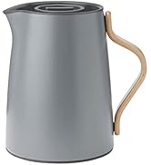 Stelton Tee-Isolierkanne Emma - Isolierte Kunststoff-Teekanne mit Deckel & Edelstahl-Thermoeinsat...