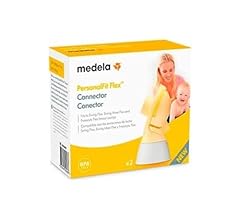 Medela Conector PersonalFit Flex, Medela - Conector para embudo de sacaleches, Blanco, Amarillo, Gris.