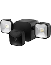 Blink Outdoor + Floodlight: draadloze, batterijgevoede HD-schijnwerper (700 lumen) en slimme beveiligingscamera met bewegingssensor | Blink Abonnement gratis proefperiode | 1 cameraset