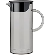 Stelton EM Wasserkanne Karaffe mit Deckel 1,5 l Smoke