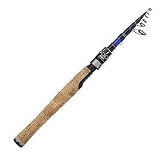 XPEDITE PRO Portable Telescopic Casting and Spinning Fishing Rods, 24T Carbon Blanks & Solid Carbon Tip, Cork Handle, Trave…