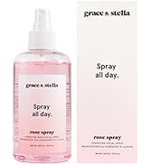 Rose Water Facial Spray (240ml) - Vegan - Rose Water Spray For Face - Rose Spray Facial Mist - Ro...