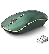 J JOYACCESS 2.4G Slim Wireless Silent Mouse, Portable Wireless Computer Mouse with 5 Adjustable D...