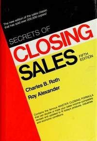 Hardcover Secrets of Closing Sales Book