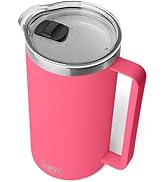 YETI Rambler 64 oz Pitcher, Vacuum Insulated, Stainless Steel with MagSlider Lid, Tropical Pink