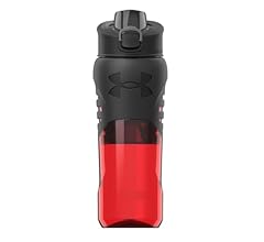 Under Armour 24oz Grip Water Bottle, Pro Lid Cover, Silicone Body Grip, Shatter Proof, Stain & Odor Resistant