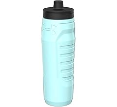 Under Armour Sideline Squeeze Water Bottle, Designed with Quick-Shot Lid, Quick & Easy Hydration, 32 oz