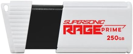 Patriot Supersonic Rage Prime USB 3.2 Gen 2 Flash Drive - 250GB - PEF250GRPMW32U