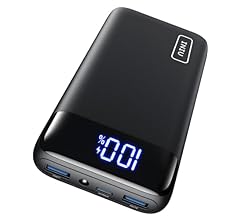 INIU Power Bank, 22,5W USB C Snel Opladen 20000mAh Kleine Powerbank, PD 3.0 + QC 4.0 Draagbare Oplader met LED-display Zakl…